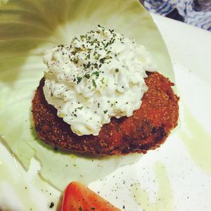Vege Croquette (Korokke) at Vegetarian Beast in Tokyo