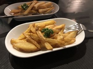 Side portion of fries  at Vegetarian Beast in Tokyo