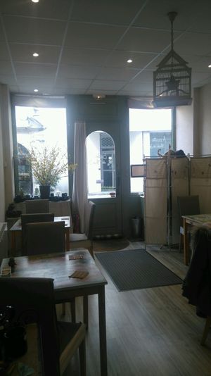 la fleur des thés, inside at Fleurs des Thes in Limoges