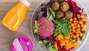 Delicious vegan salad at Pret A Manger in Dartford