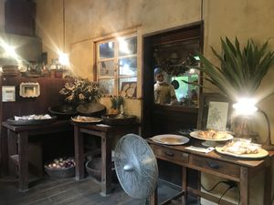 Can see their work area in the back of the bakery  at Bakery Suien in Yomitan