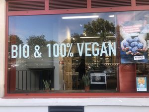 Outside at Naturalia Vegan - Merlin in Paris