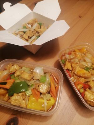 3 tofu dishes at Wild Rice in Sheffield