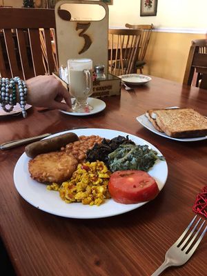 Vegan Breakfast at The Secret Garden in Benoni