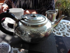 Beautiful tea pot. at The Secret Garden in Benoni