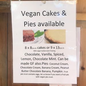 vegan pre-order at Brown's Farm Stand in Boothbay Harbor