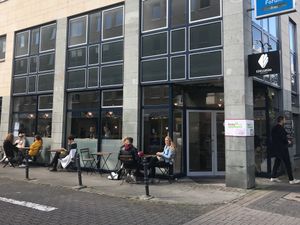 Outside  at Edelgrün in Cologne