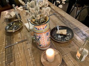 table at Edelgrün in Cologne