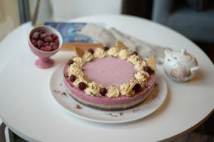 Chocolate - cherry cake  at Kafej in Poznan
