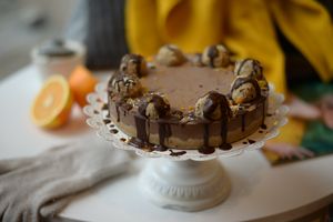 Poppy - orange cake with rum  at Kafej in Poznan