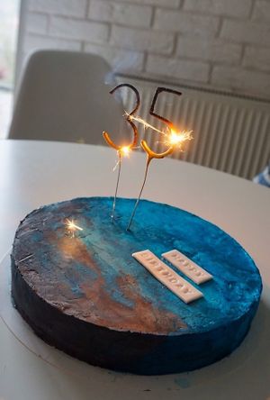 You can order cakes for every holidays !  Birthday cake  at Kafej in Poznan