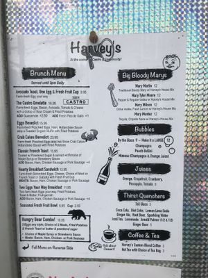   at Harvey's in San Francisco