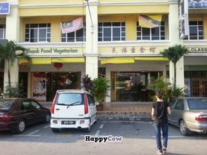 Thank Food Restaurant front
 at Thank Food Vegetarian in Kuching