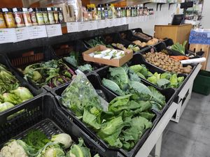 Fresh veggies at Biorigem in Porto