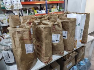 Bulk products at Biorigem in Porto