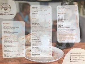 Menu at Hayahay Cafe in Mambajao