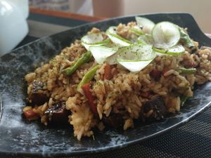 Black china at Hayahay Cafe in Mambajao