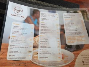 Menu at Hayahay Cafe in Mambajao