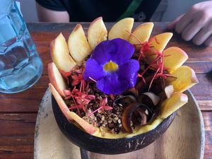 Tropical Smoothie Bowl  at Hayahay Cafe in Mambajao