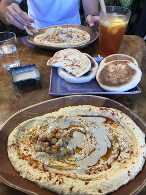 Hummus at Hayahay Cafe in Mambajao