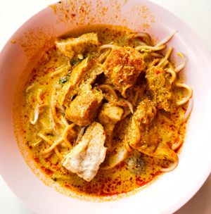 Laksa at Rong Xiang Vegetarian Food 荣祥素食坊 in Central Singapore