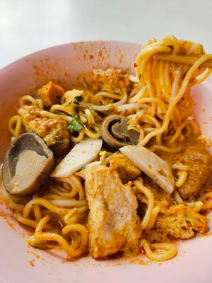 laksa yummy at Rong Xiang Vegetarian Food 荣祥素食坊 in Central Singapore