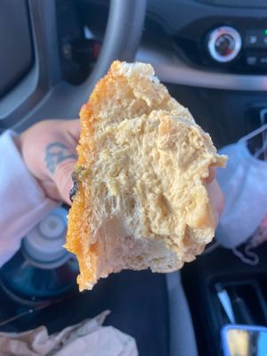 Inside the doughnut at Fry Baby Donuts in Buffalo