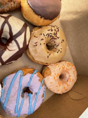 So many flavors!  at Fry Baby Donuts in Buffalo