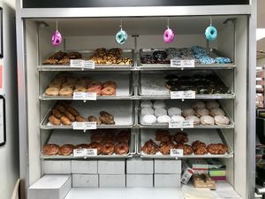 The selection.  at Fry Baby Donuts in Buffalo