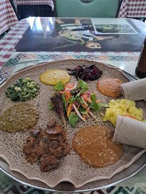 Full Sampler Plater at Axum in Indianapolis