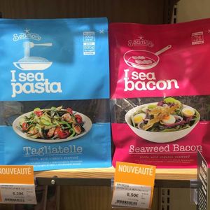 Some specialty products at Naturalia Vegan - Rome in Paris