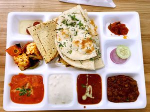 Thali at SIN - Bikanervala - T3 in East Singapore