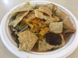 Mix rice at Fong Guan Vegetarian Food in Central Singapore