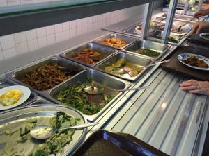 self service  at Zhun San Yen Vegetarian in Kuching