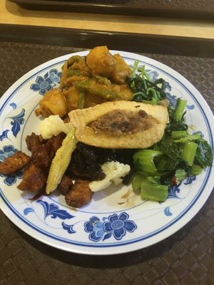 11RM the plate at Zhun San Yen Vegetarian in Kuching