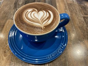 Soy hot chocolate at Olivia Spring Cafe in Moonee Ponds