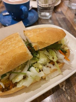 Banh Mi at Olivia Spring Cafe in Moonee Ponds