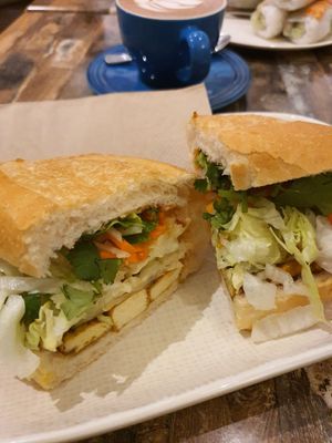 Banh Mi at Olivia Spring Cafe in Moonee Ponds