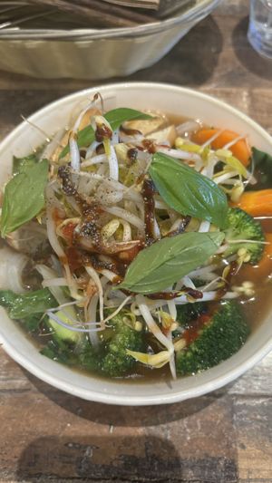 Pho  at Olivia Spring Cafe in Moonee Ponds