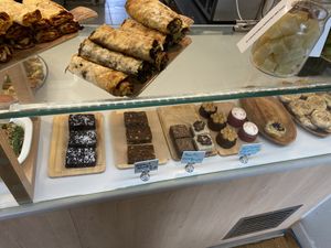 Sweet treats at Olivia Spring Cafe in Moonee Ponds