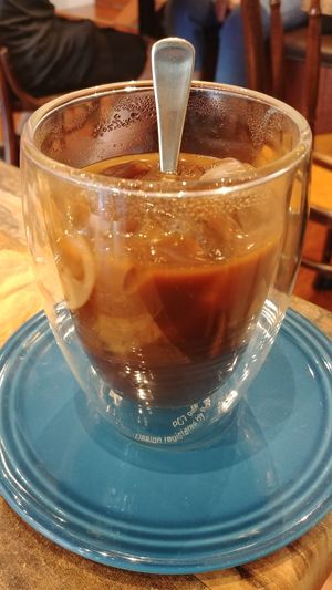 Vietnamese coffee with coconut condensed milk at Olivia Spring Cafe in Moonee Ponds