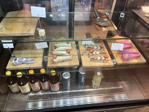 Raw cakes  at OAS Cafe in Kalmar