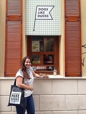 Visitor at Dogs Like Ducks in Lviv