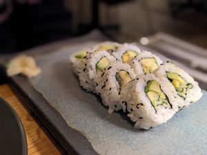 Vegan maki at Suvi in Tromsoe