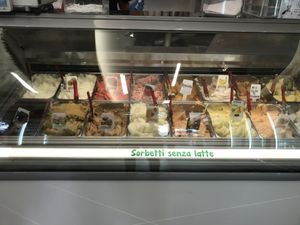 Vegan flavours  at Al Gelatone in Palermo