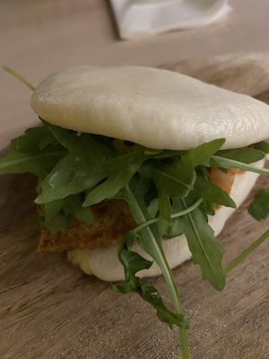 Super yummy vegan tofu bao at Gastropub Betony in Kouvola