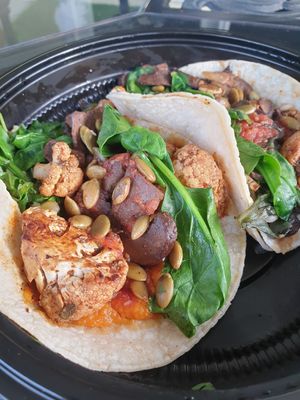 good amount of food at Sharky's Woodfired Mexican Grill in Simi Valley