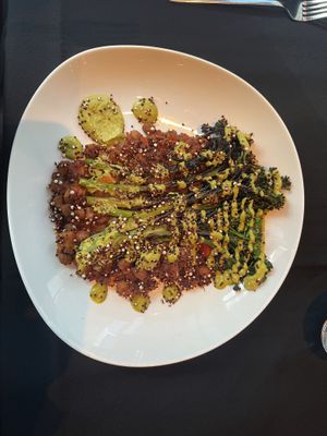 Charred broccolini   at Etch in Nashville