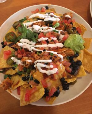 They do such an interesting and great take on vegan nachos!  at Veggie Grill - University Center in Irvine