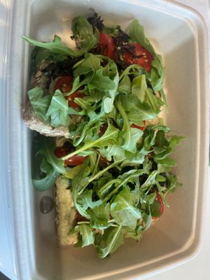 Mushroom avocado toast, 5/5   at Cocobeet in Wellesley